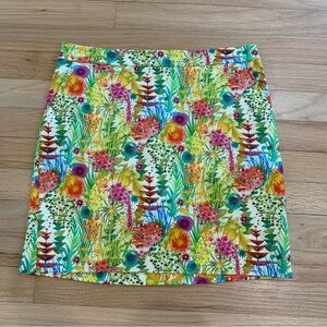 J. Crew Liberty Art Fabrics Multicolor Floral Print Mini Skirt Colorful Spring 0